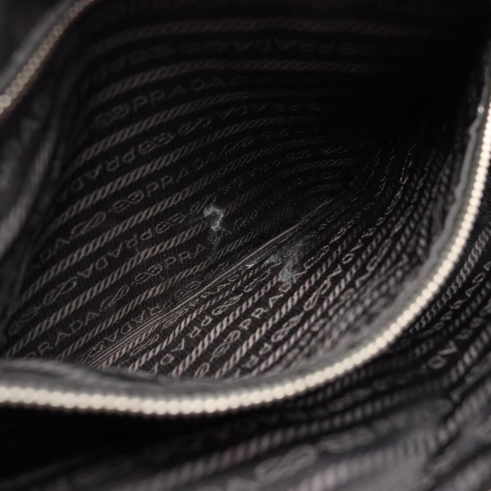 PRADA Black Leather Shoulder Bag - Picture 5 of 13